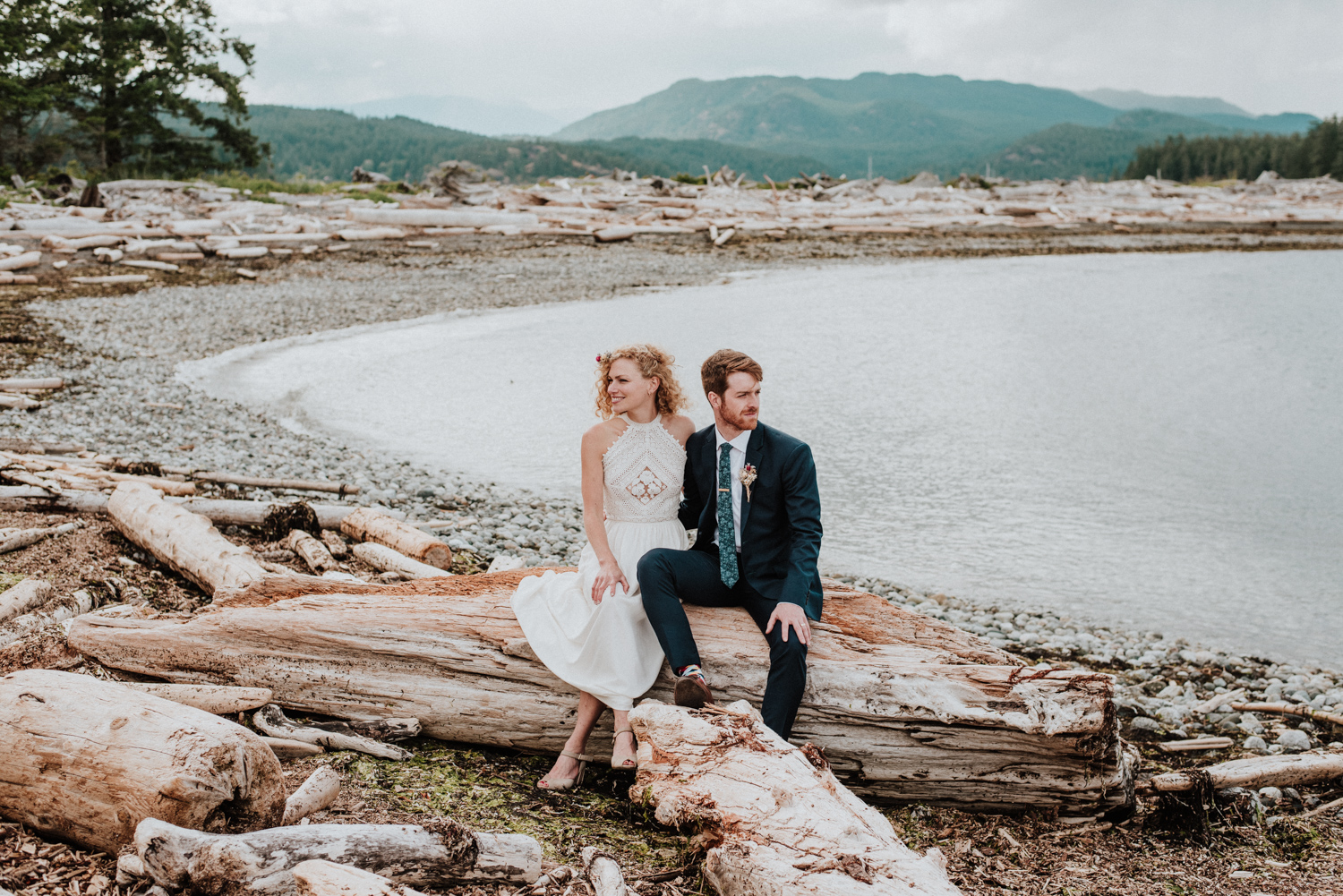 elopement wedding on Quadra Island BC