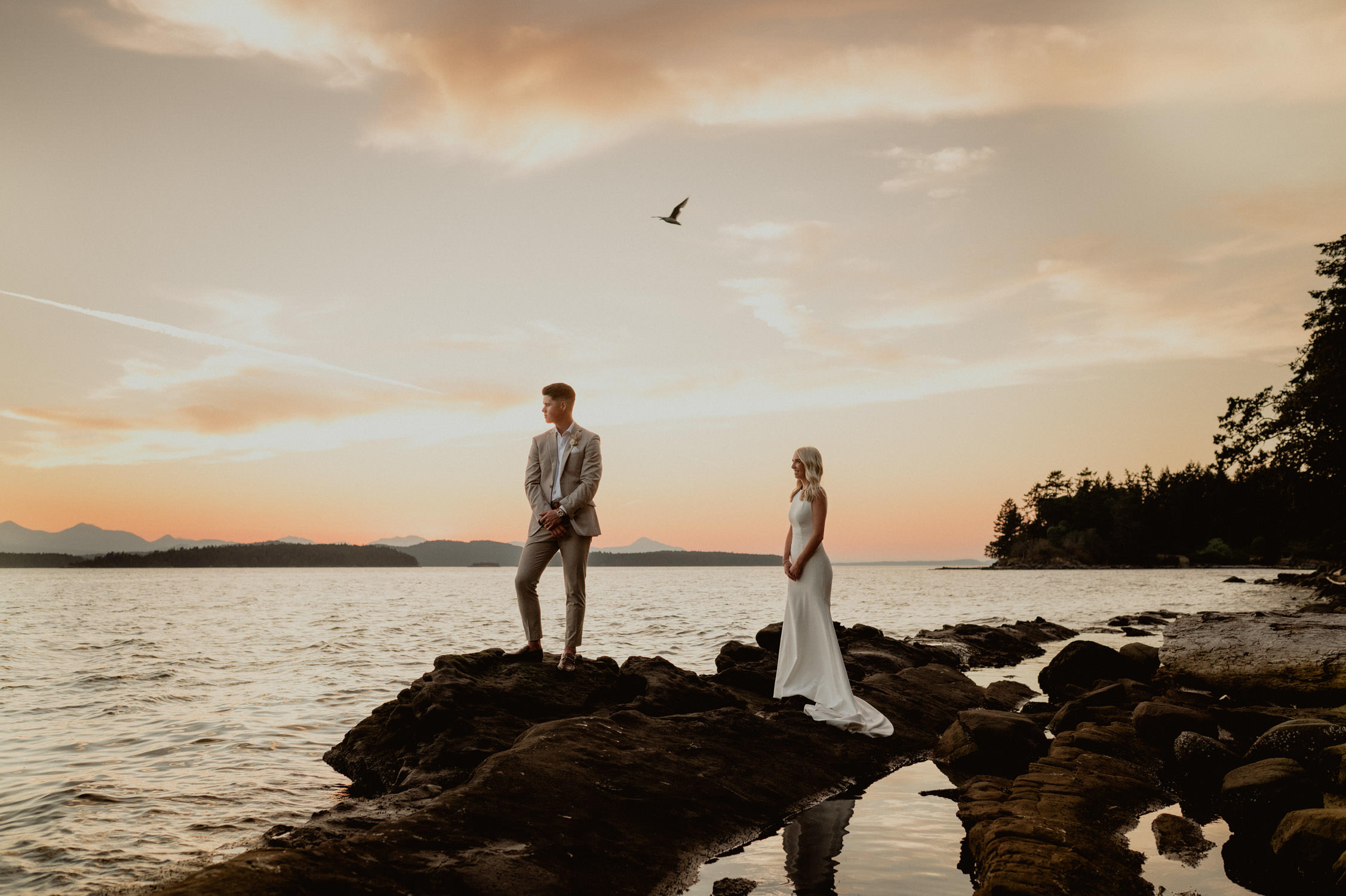 gulf island wedding at Bodega Ridge, Galiano Island